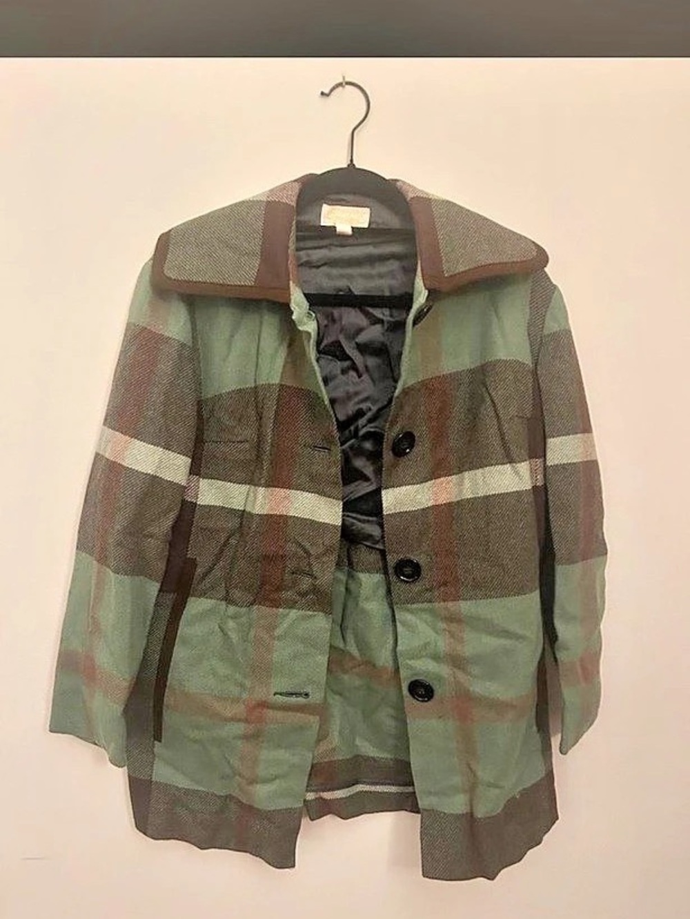 Pendleton women’s Plaid Field Jacket in Green & Brown